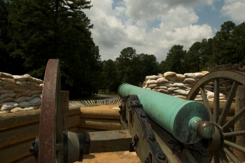 Petersburg Battlefield Artillery