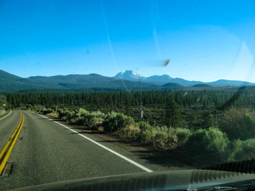 Approaching Mt. Lassen