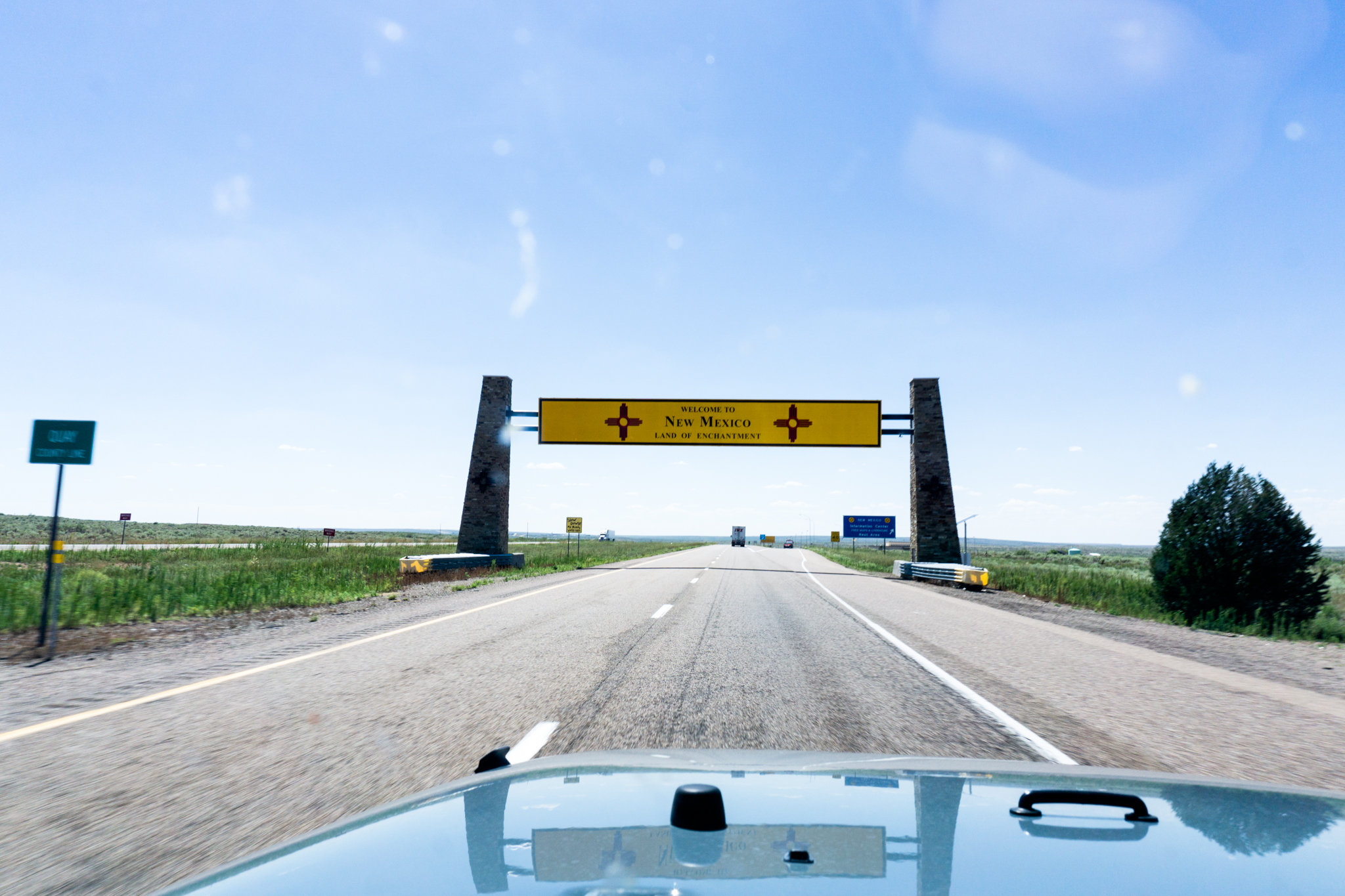 Entering New Mexico