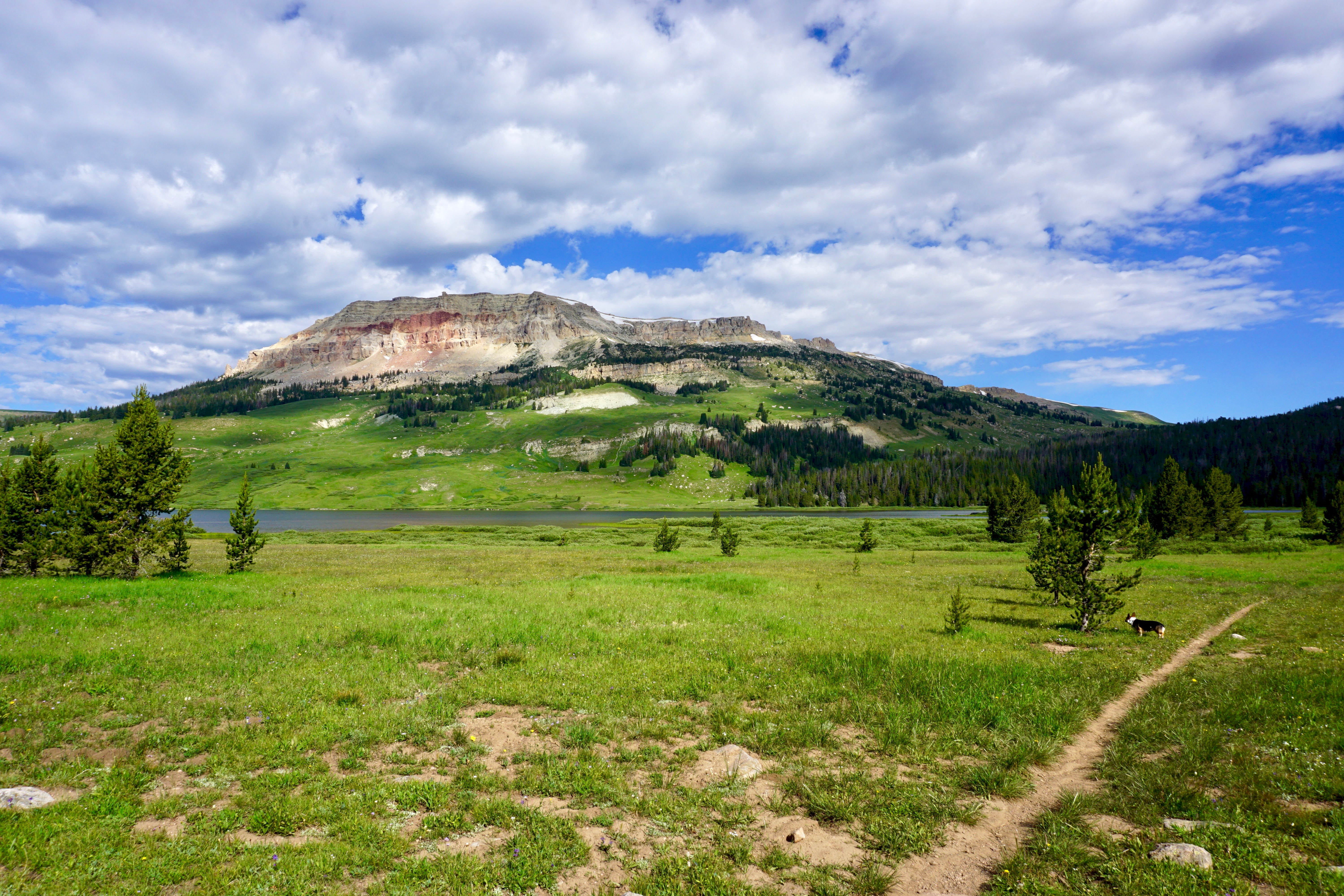 Clay Butte from Beartooth Lake